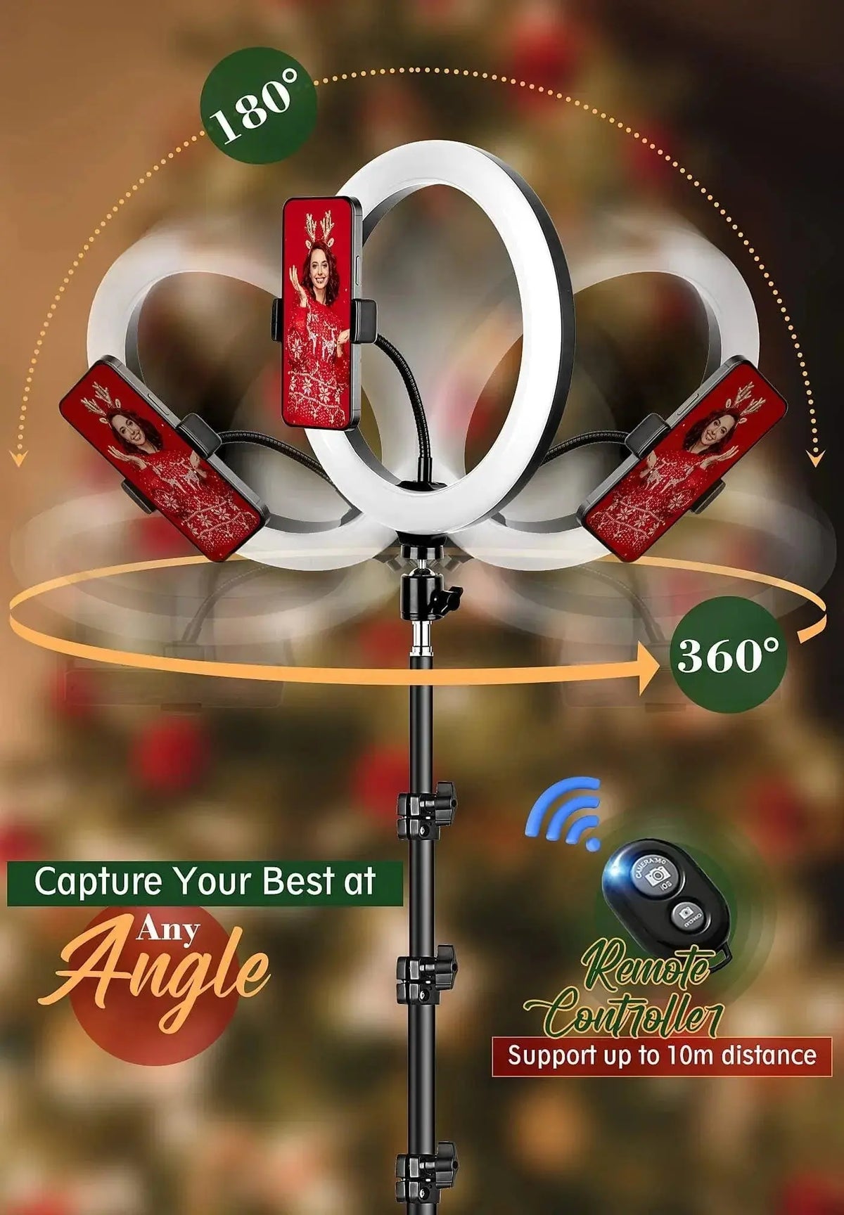 Aro de Luz con Trípode Alto (Altura Total 1,8 m), 10.2" Ring Light con Control Remoto Electrónica LIPETY Electrónica, Iluminación continua, LIPETY SacrificioShop sacrificioshop.com Spain A Coruña B0833VJ5FQ 30.99 Aro de Luz con Trípode Alto (Altura Total 1,8 m), 10.2" Ring Light con Control Remoto - Default Title