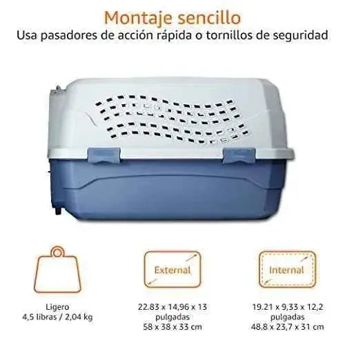Trasportín de 2 puertas con carga superior, 58 cm Productos para animales Amazon Basics Accesorios para viajar con perros, Amazon Basics, Productos para animales SacrificioShop sacrificioshop.com {{ shop.shopifyCountryName }} {{ shop.shopifyProvince }} B00OP6SVJW 42.51 Trasportín de 2 puertas con carga superior, 58 cm - Default Title