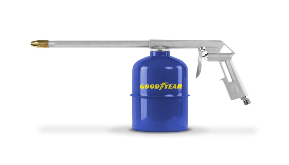 Goodyear - Kit Aire Compresor 5 Piezas, Soplado, Pintura, Inflado y Manguera