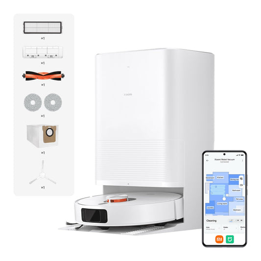 XIAOMI Robot Vacuum X20 Pro- Robot Aspirador y friegasuelos con Sistema Inteligente de navegación láser (LDS), succión de 7000 Pa