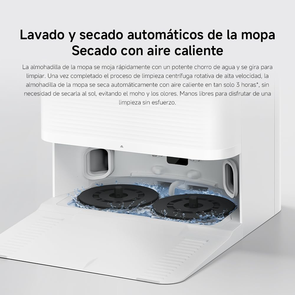 XIAOMI Robot Vacuum X20 Pro- Robot Aspirador y friegasuelos con Sistema Inteligente de navegación láser (LDS), succión de 7000 Pa
