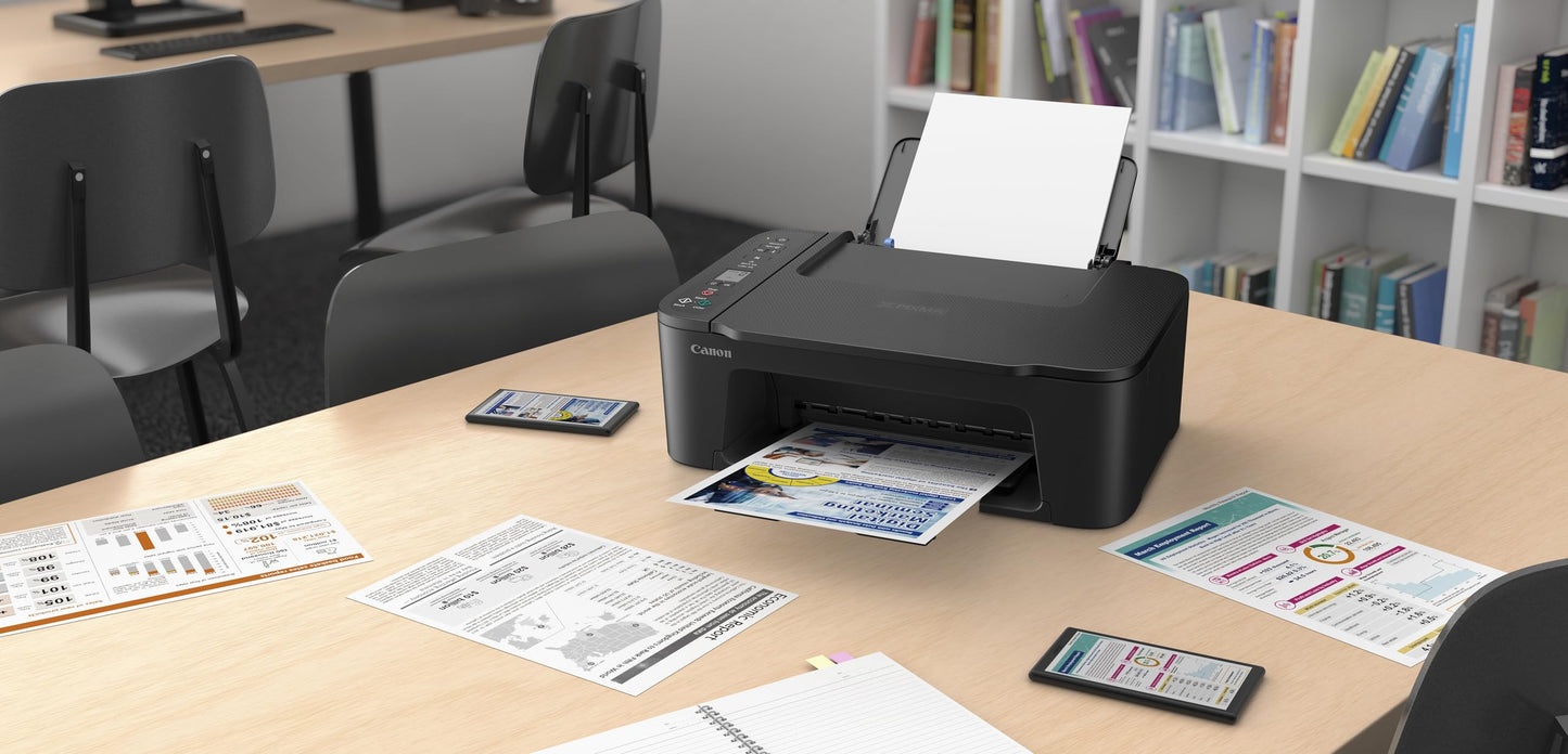 Canon PIXMA TS3750i – Impresora Multifunción, Copiadora y Escáner para Uso Doméstico | Conexión Inalámbrica Desde tu Smartphone
