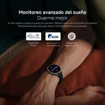 XIAOMI Watch S4 41mm, Smartwatch, Diámetro de 41 mm, Cuerpo Ultraligero de 32g, Pronóstico Menstrual, 150+ Modos Deportivos, Funciones de Seguridad, HyperOS 3, Correa de Cuero (Blanco)