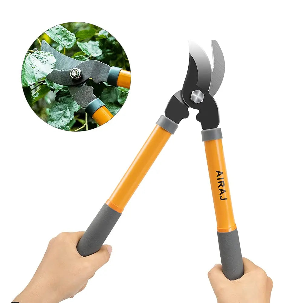 AIRAJ 38.5cm Ligeras Tijeras de Podar/Tijeras Poda de Jardín Profesionales,Tijeras de podar de Utilizadas para Rmas Gruesas y Arbustos - Cuchilla SK5 - Elección Ideal AIRAJ