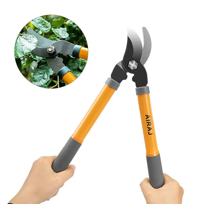 AIRAJ 38.5cm Ligeras Tijeras de Podar/Tijeras Poda de Jardín Profesionales,Tijeras de podar de Utilizadas para Rmas Gruesas y Arbustos - Cuchilla SK5 - Elección Ideal AIRAJ