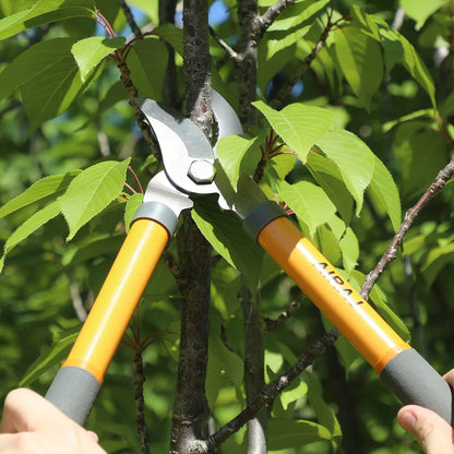 AIRAJ 38.5cm Ligeras Tijeras de Podar/Tijeras Poda de Jardín Profesionales,Tijeras de podar de Utilizadas para Rmas Gruesas y Arbustos - Cuchilla SK5 - Elección Ideal AIRAJ