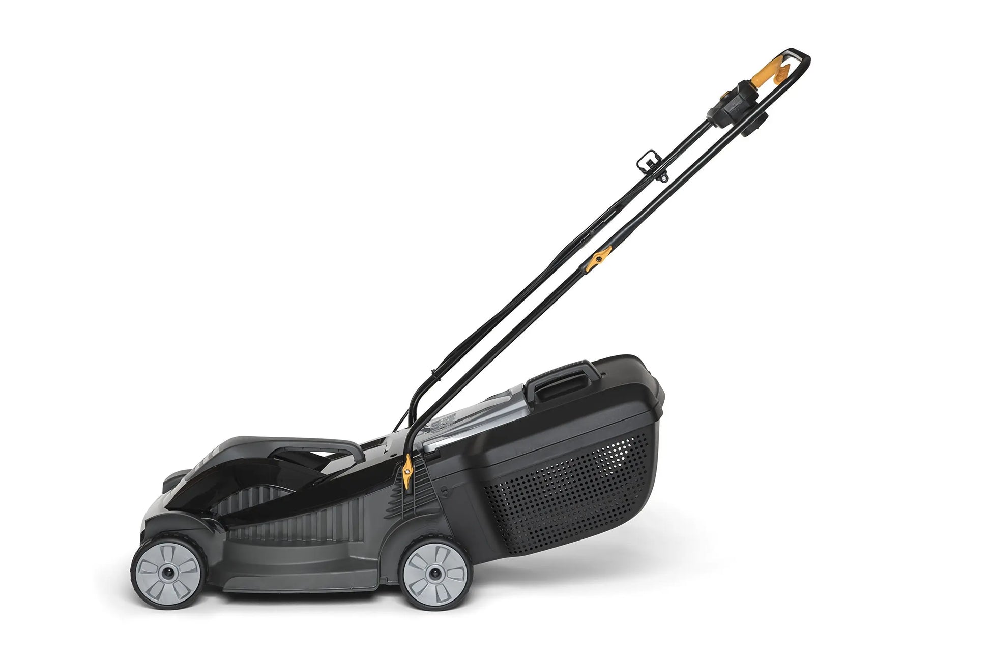 Alpina Cortacésped eléctrico BL 380 E, Ancho de corte 38 cm, Motor de 1400 W, Hasta 500 m², Altura de corte regulable en 3 posiciones, Bolsa de recogida de 40 l Alpina