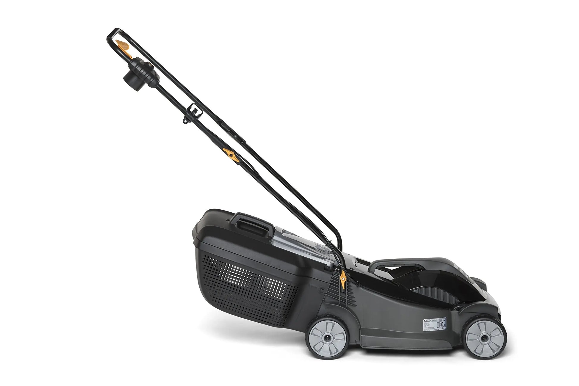 Alpina Cortacésped eléctrico BL 380 E, Ancho de corte 38 cm, Motor de 1400 W, Hasta 500 m², Altura de corte regulable en 3 posiciones, Bolsa de recogida de 40 l Alpina