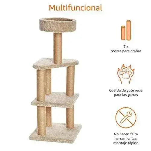 Árbol de gatos con postes rascadores - Grande Productos para animales Amazon Basics Amazon Basics, Productos para animales, Árboles para gatos SacrificioShop sacrificioshop.com {{ shop.shopifyCountryName }} {{ shop.shopifyProvince }} B06X6J3L65 63.00 Árbol de gatos con postes rascadores - Grande - Default Title