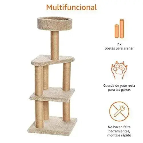 Árbol de gatos con postes rascadores - Grande Productos para animales Amazon Basics Amazon Basics, Productos para animales, Árboles para gatos SacrificioShop sacrificioshop.com {{ shop.shopifyCountryName }} {{ shop.shopifyProvince }} B06X6J3L65 63.00 Árbol de gatos con postes rascadores - Grande - Default Title