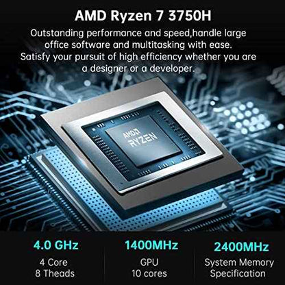 NiPoGi AM02 Mini PC,AMD Ryzen 7 3750H,16 GB DDR4 / 512 GB SSD con Gráficos Radeon RX Vega 10/4K 60 Hz HDMI+VGA/5G WiFi/BT4.2 Business PC Ordenador personal NiPoGi NiPoGi, Ordenador personal, Ordenadores de sobremesa SacrificioShop sacrificioshop.com {{ shop.shopifyCountryName }} {{ shop.shopifyProvince }} B09X2PMLD9 389.90 NiPoGi AM02 Mini PC,AMD Ryzen 7 3750H,16 GB DDR4 / 512 GB SSD con Gráficos Radeon RX Vega 10/4K 60 Hz HDMI+VGA/5G WiFi/BT4.2 Business PC - Default Title