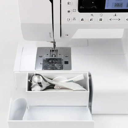 Bernette Chicago 7 Maquina de Coser y Bordar, Blanco, Standard Bernette