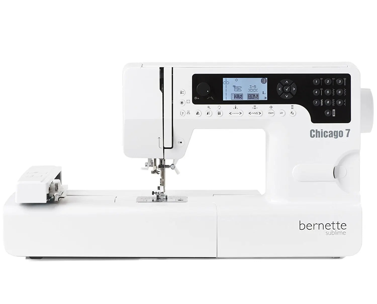 Bernette Chicago 7 Maquina de Coser y Bordar, Blanco, Standard Bernette