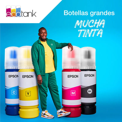 Botellas de tinta originales EcoTank de la serie 104 de Epson - Colores cian, magenta, amarillo y negro Epson
