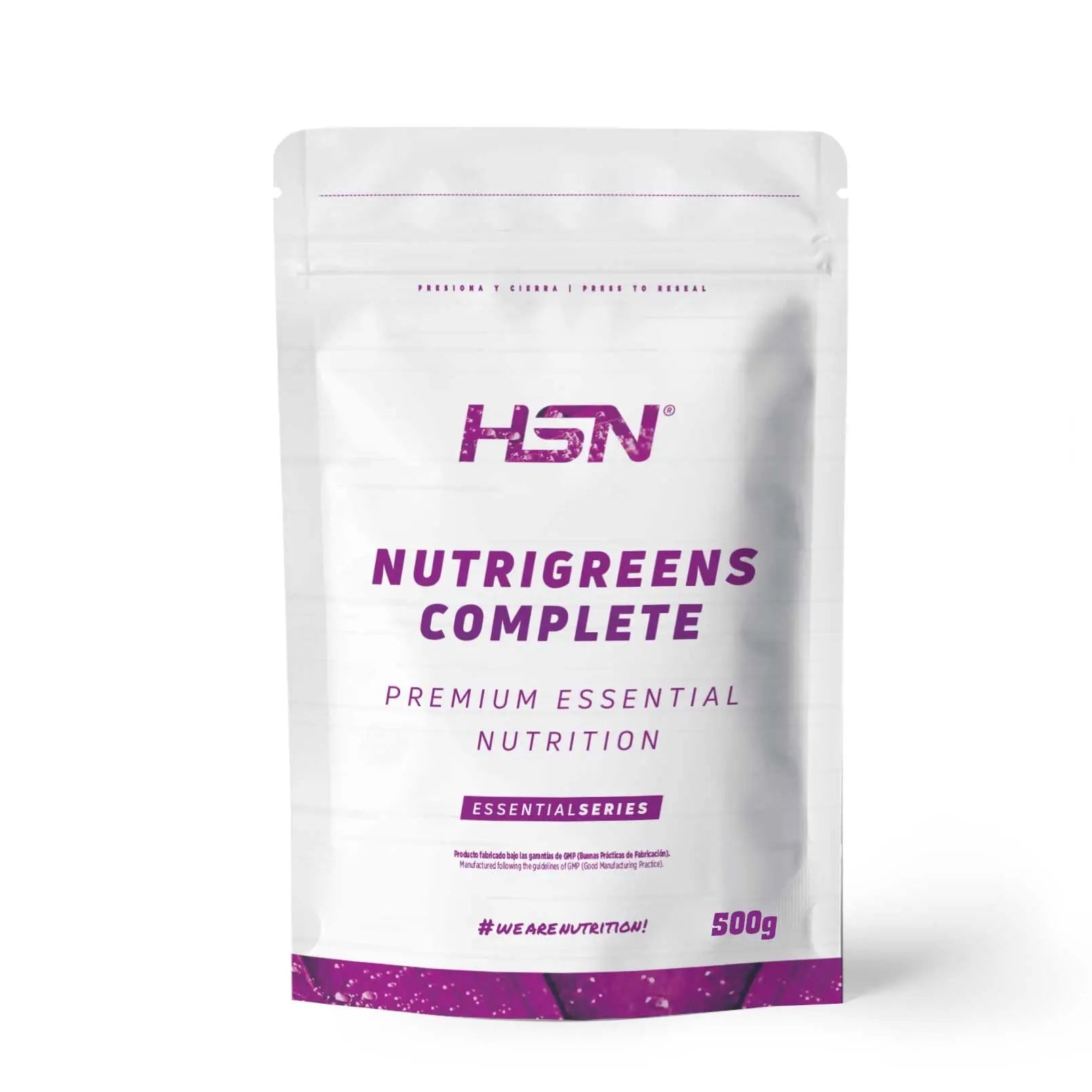 Complete Nutrigreens de HSN | 500 g de Greens en Polvo | 100% Natural Super Alimento Rico en Vitaminas, Minerales y Fibra | No-GMO, Vegano, Sin Lactosa, Sin Sabor HSN