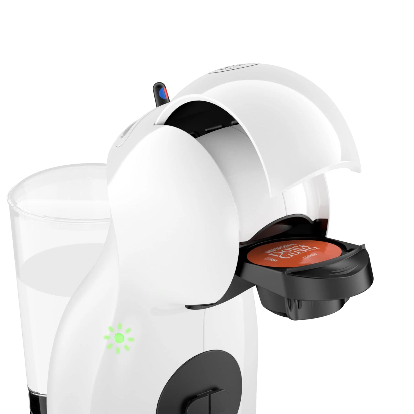 De'Longhi Nescafé Dolce Gusto Piccolo XS EDG110.WB, Cafetera Cápsulas, Incluye 3 Paquetes de Cápsulas, Diseño Super-Compacto, Cafetera Automática para Café y Otras Bebidas, 1500W, Blanco NESCAFÉ DOLCE GUSTO
