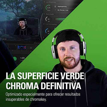 Elgato Green Screen - Fondo chromakey plegable, tejido antiarrugas y montaje ultrarrápido, para eliminar el fondo en streaming, videoconferencia, en Instagram, TikTok Muebles Corsair Corsair, Fondos fotográficos, Muebles SacrificioShop sacrificioshop.com {{ shop.shopifyCountryName }} {{ shop.shopifyProvince }} B0743Z892W 169.00 Elgato Green Screen - Fondo chromakey plegable, tejido antiarrugas y montaje ultrarrápido, para eliminar el fondo en streaming, videoconferencia, en Instagram, TikTok - Default Title