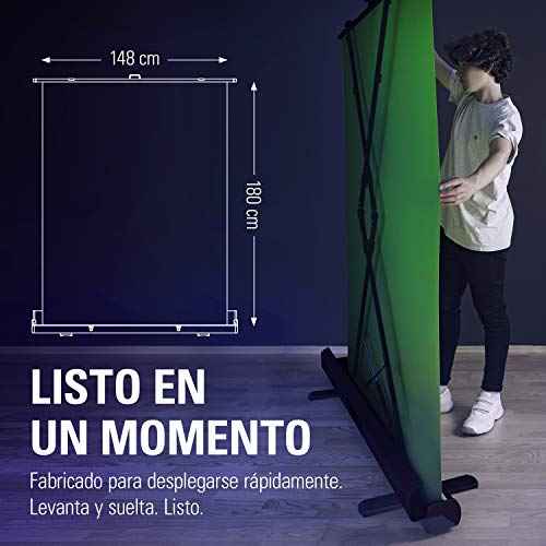 Elgato Green Screen - Fondo chromakey plegable, tejido antiarrugas y montaje ultrarrápido, para eliminar el fondo en streaming, videoconferencia, en Instagram, TikTok Muebles Corsair Corsair, Fondos fotográficos, Muebles SacrificioShop sacrificioshop.com {{ shop.shopifyCountryName }} {{ shop.shopifyProvince }} B0743Z892W 169.00 Elgato Green Screen - Fondo chromakey plegable, tejido antiarrugas y montaje ultrarrápido, para eliminar el fondo en streaming, videoconferencia, en Instagram, TikTok - Default Title