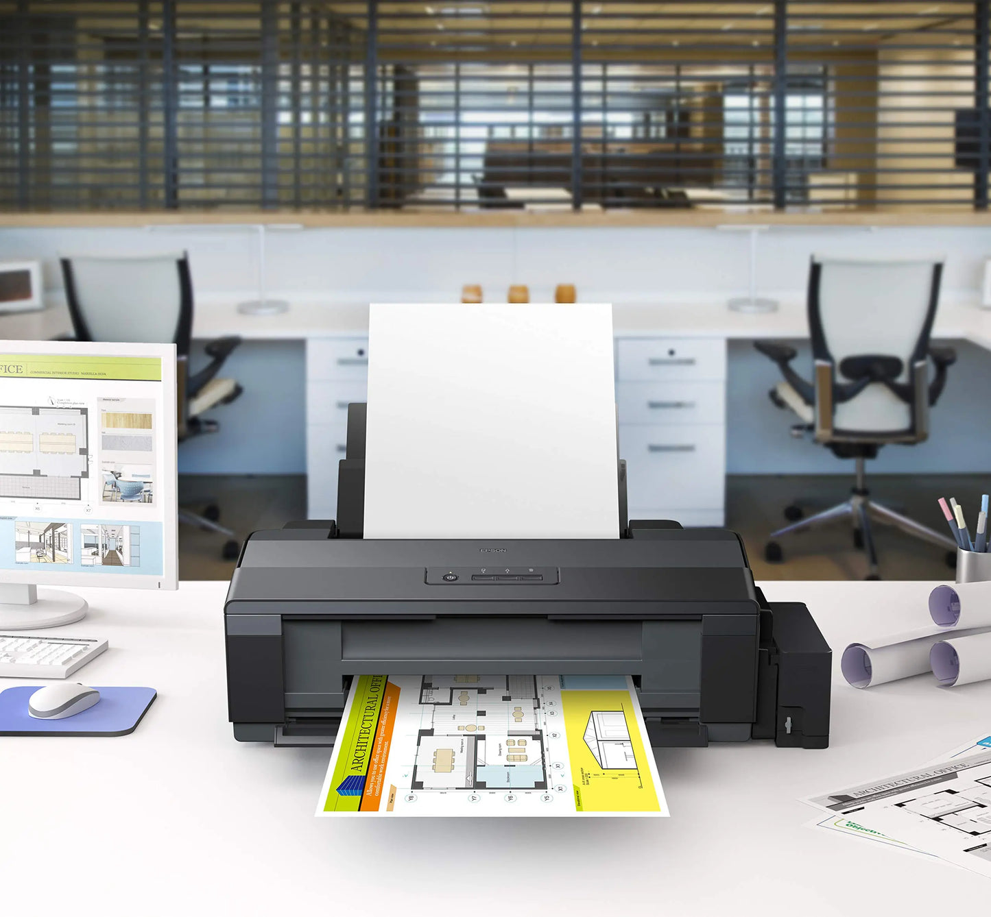 Epson EcoTank ET-14000, Impresora color (inyección de tinta, con tecnología Micro Piezo), color negro Epson
