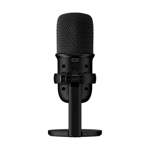 HyperX SoloCast – Micrófono de condensador USB para juegos, para PC, PS4 y Mac, sensor de silenciamiento con un toque, patrón polar cardioide, juegos, streaming, podcasts, Twitch, YouTube, Discord HyperX