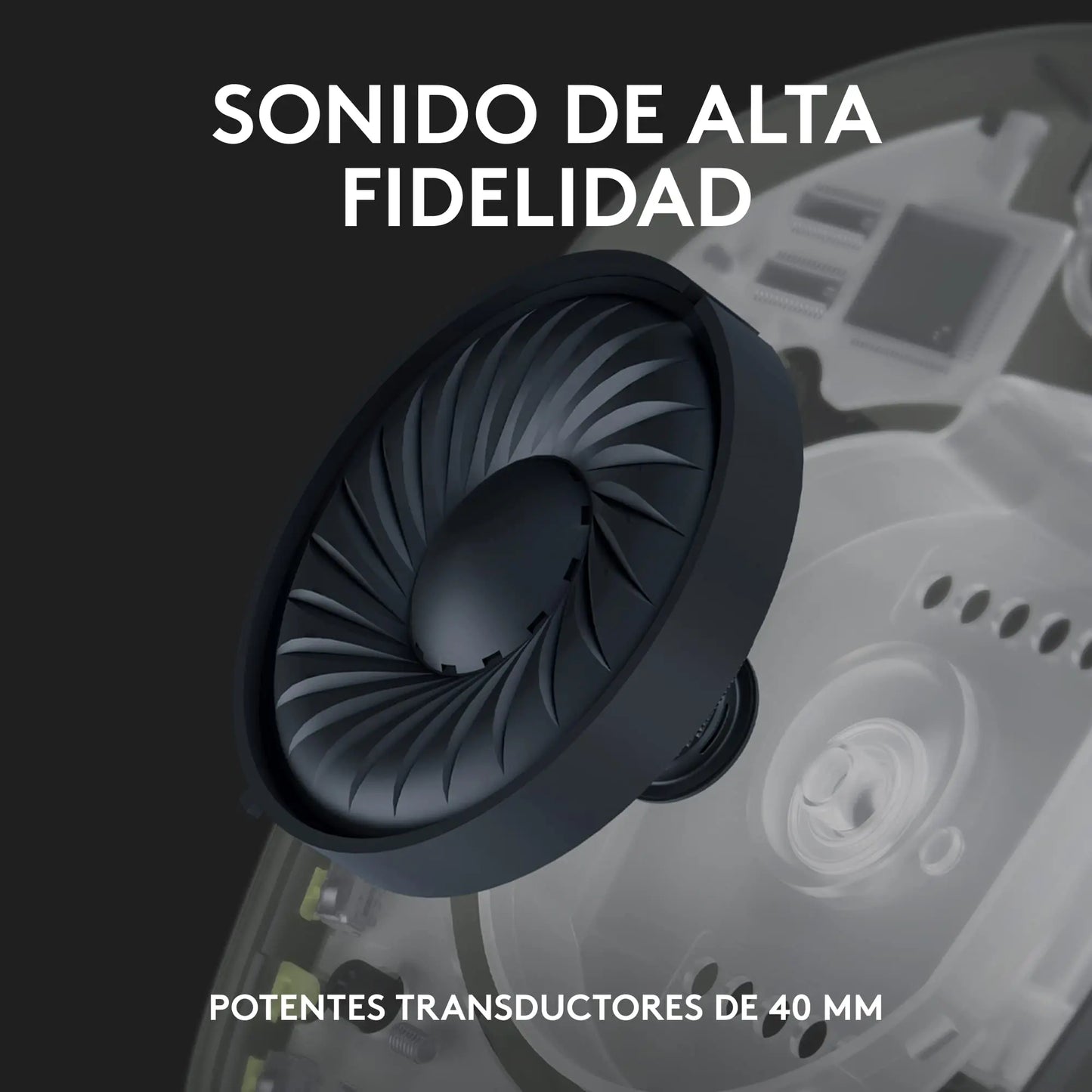 Logitech G G435 Auriculares Inalámbricos LIGHTSPEED para Gaming, Ligeros, micrófono integrado, Batería de 18 horas, Compatibles con Dolby Atmos, Bluetooth, PC, PS4, PS5, Móvil, Nintendo Switch - Negro Logitech G