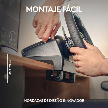 Logitech G29, Driving Force Volante de Carreras y Pedales, Force Feedback, Aluminio Anodizado, Palancas de Cambio, Enchufe Eu, Ps4/Ps3/Pc/Mac, USB 2.0/Alámbrico, PS4, PS3, Window 10.81, Windows 8, Windows 7, Mac OS 10.10+, Negro Logitech G