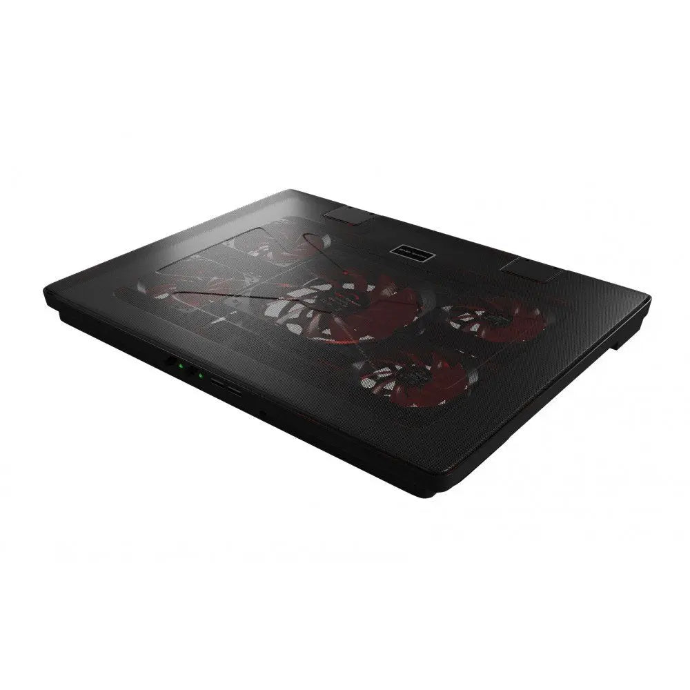 Mars Gaming MNBC2, Base PC, 5 Ventiladores, LED Roja, 2 x USB 2.0, 17.35", Negro Mars Gaming