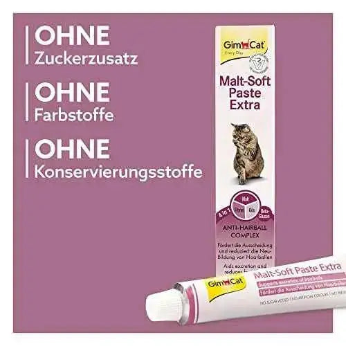Pasta con malta- Anti-Hairball snack para gatos favorece la excreción de bolas de pelo - 1 tubo (1 x 200 g) Productos para animales GimCat GimCat, Pastas y geles para bolas de pelo, Productos para animales SacrificioShop sacrificioshop.com {{ shop.shopifyCountryName }} {{ shop.shopifyProvince }} B00JDI9TLG 6.79 Pasta con malta- Anti-Hairball snack para gatos favorece la excreción de bolas de pelo - 1 tubo (1 x 200 g) - Default Title