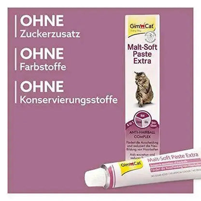 Pasta con malta- Anti-Hairball snack para gatos favorece la excreción de bolas de pelo - 1 tubo (1 x 200 g) Productos para animales GimCat GimCat, Pastas y geles para bolas de pelo, Productos para animales SacrificioShop sacrificioshop.com {{ shop.shopifyCountryName }} {{ shop.shopifyProvince }} B00JDI9TLG 6.79 Pasta con malta- Anti-Hairball snack para gatos favorece la excreción de bolas de pelo - 1 tubo (1 x 200 g) - Default Title