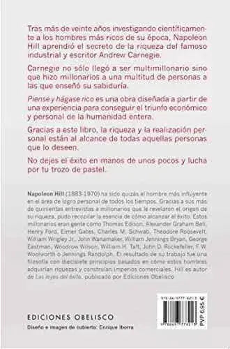 Piense y hágase rico (Éxito) Libro EDICIONES OBELISCO S.L. Economía, EDICIONES OBELISCO S.L., Libro SacrificioShop sacrificioshop.com {{ shop.shopifyCountryName }} {{ shop.shopifyProvince }} 8497778219 6.60 Piense y hágase rico (Éxito) - Default Title