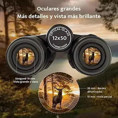 Professional 12 x 50 Prismáticos - Prismas BaK4 y Lentes FMC, Potentes Binoculares con Adaptador para Teléfono con Trípode Electrónica usogood Electrónica, Prismáticos, usogood SacrificioShop sacrificioshop.com {{ shop.shopifyCountryName }} {{ shop.shopifyProvince }} B07V67966L 47.99 Professional 12 x 50 Prismáticos - Prismas BaK4 y Lentes FMC, Potentes Binoculares con Adaptador para Teléfono con Trípode - Default Title