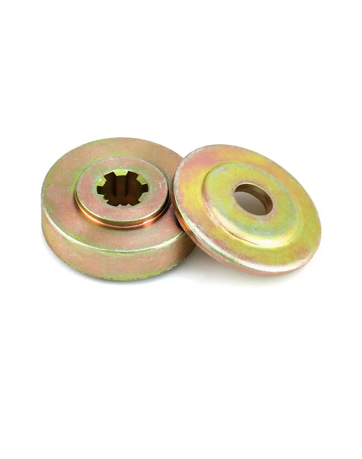 QWORK® 4 Piezas Tuercas de Fijación de Cuchilla para Cabezal Desbrozadora, Repuestos para Cortacéspedes y Desbrozadora QWORK