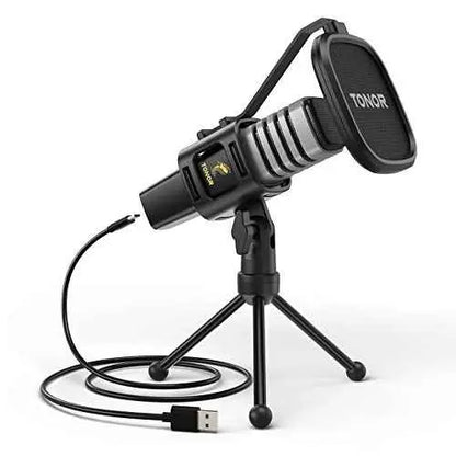 TONOR Micrófono USB de Cardioide Ordenadores PC, Micrófono con Soporte de Trípode, Filtro Antipop, Soporte Gaming, Streaming, Podcasts, Youtube, Locución, Skype, Twitch, Discord, Modelo TC30 - SacrificioShop TONOR Micrófono USB de Cardioide Ordenadores PC, Micrófono con Soporte de Trípode, Filtro Antipop, Soporte Gaming, Streaming, Podcasts, Youtube, Locución, Skype, Twitch, Discord, Modelo TC30 - undefined sacrificioshop.com