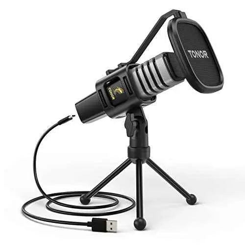 TONOR Micrófono USB de Cardioide Ordenadores PC, Micrófono con Soporte de Trípode, Filtro Antipop, Soporte Gaming, Streaming, Podcasts, Youtube, Locución, Skype, Twitch, Discord, Modelo TC30 - SacrificioShop TONOR Micrófono USB de Cardioide Ordenadores PC, Micrófono con Soporte de Trípode, Filtro Antipop, Soporte Gaming, Streaming, Podcasts, Youtube, Locución, Skype, Twitch, Discord, Modelo TC30 - undefined sacrificioshop.com