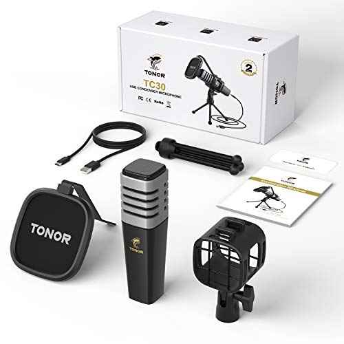 TONOR Micrófono USB de Cardioide Ordenadores PC, Micrófono con Soporte de Trípode, Filtro Antipop, Soporte Gaming, Streaming, Podcasts, Youtube, Locución, Skype, Twitch, Discord, Modelo TC30 - SacrificioShop TONOR Micrófono USB de Cardioide Ordenadores PC, Micrófono con Soporte de Trípode, Filtro Antipop, Soporte Gaming, Streaming, Podcasts, Youtube, Locución, Skype, Twitch, Discord, Modelo TC30 - undefined sacrificioshop.com