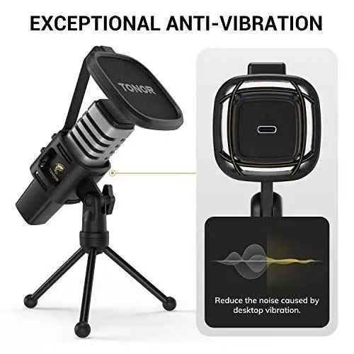 TONOR Micrófono USB de Cardioide Ordenadores PC, Micrófono con Soporte de Trípode, Filtro Antipop, Soporte Gaming, Streaming, Podcasts, Youtube, Locución, Skype, Twitch, Discord, Modelo TC30 - SacrificioShop TONOR Micrófono USB de Cardioide Ordenadores PC, Micrófono con Soporte de Trípode, Filtro Antipop, Soporte Gaming, Streaming, Podcasts, Youtube, Locución, Skype, Twitch, Discord, Modelo TC30 - undefined sacrificioshop.com