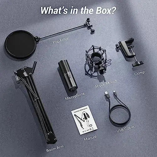 TONOR Q9 Micrófono USB para Juegos, PC, Podcast Condensador Microphone Kit Cardioide con Brazo soporte Instrumentos musicales TONOR Instrumentos musicales, Micrófonos de condensador, TONOR SacrificioShop sacrificioshop.com {{ shop.shopifyCountryName }} {{ shop.shopifyProvince }} B07NMJ84FW 54.99 TONOR Q9 Micrófono USB para Juegos, PC, Podcast Condensador Microphone Kit Cardioide con Brazo soporte - Default Title