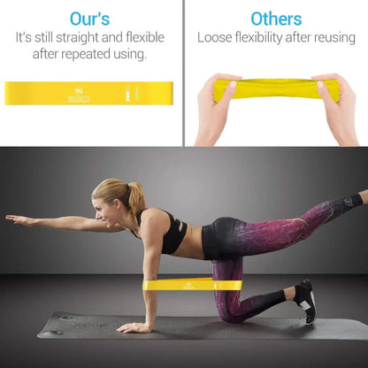 TechStone Juego de Bandas Resistencia para Hombres y Mujeres, Paquete de 5 Diferentes Niveles de Resistencia Bandas elásticas Gimnasio en casa Entrenamiento a Largo Plazo Bolsa de Transporte Gratuita TechStone