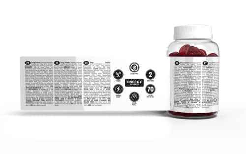 VITALDIN Energy Gummies – 70 Gominolas Energéticas con Ginseng, Guaraná, Cafeína & Taurina – Mejora la Concentración, Favorece el Rendimiento Físico y Mental - SacrificioShop VITALDIN Energy Gummies – 70 Gominolas Energéticas con Ginseng, Guaraná, Cafeína & Taurina – Mejora la Concentración, Favorece el Rendimiento Físico y Mental - undefined sacrificioshop.com